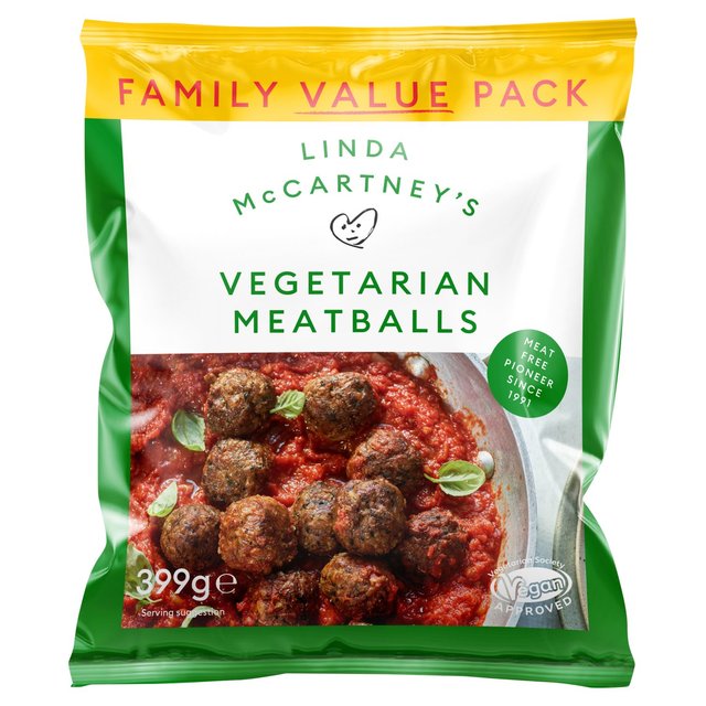 Linda McCartney's Family Value Vegetarian Meatballs 399g