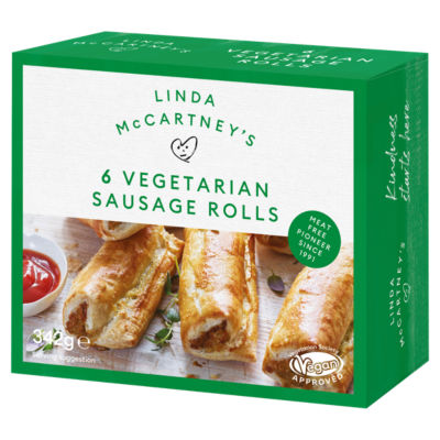 Linda McCartney's Sausage Rolls     342g