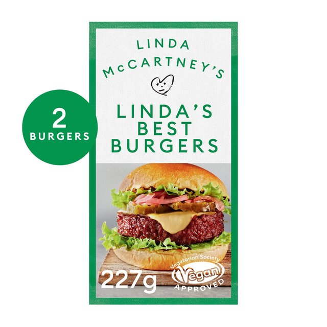 Linda McCartney's 2 Linda's Best Burgers 227g