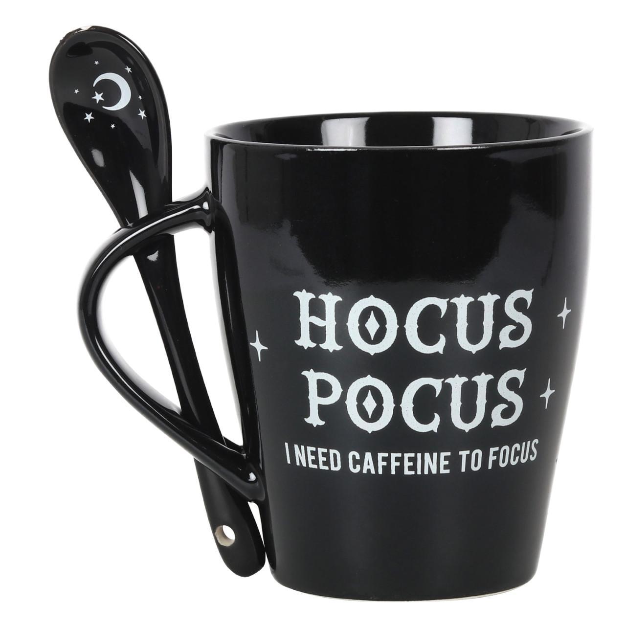 Hocus Pocus Ceramic Mug and Spoon Set