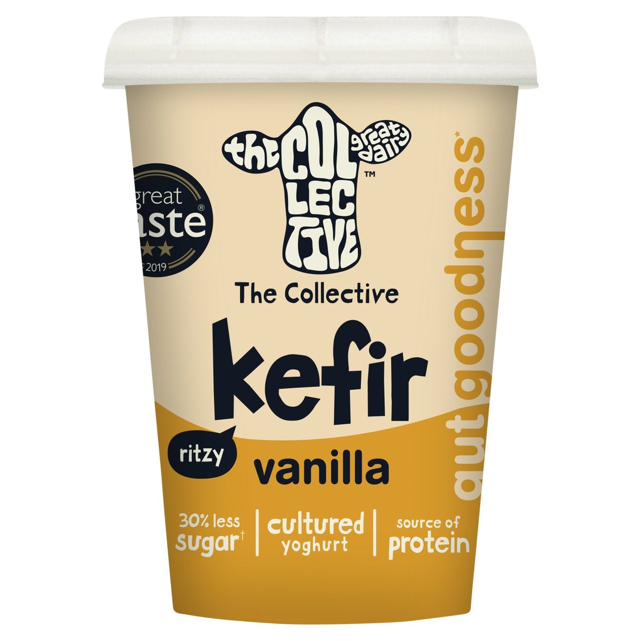 The Collective Kefir Madagascan Vanilla Cultured Yoghurt 400g