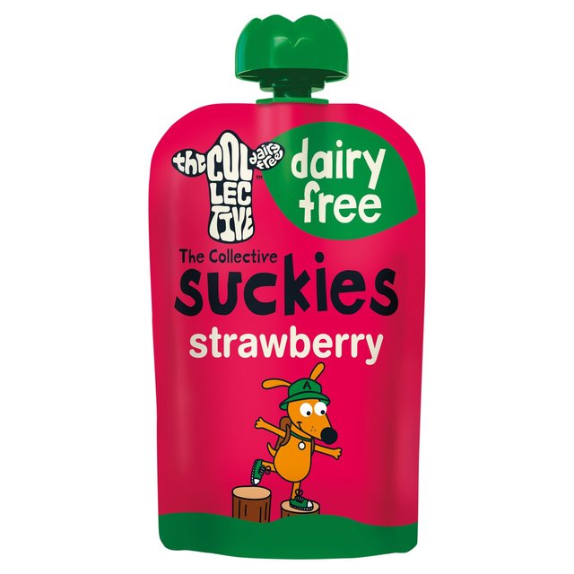 The Collective Dairy-Free Strawberry Suckies Yoghurt Alternative 85g