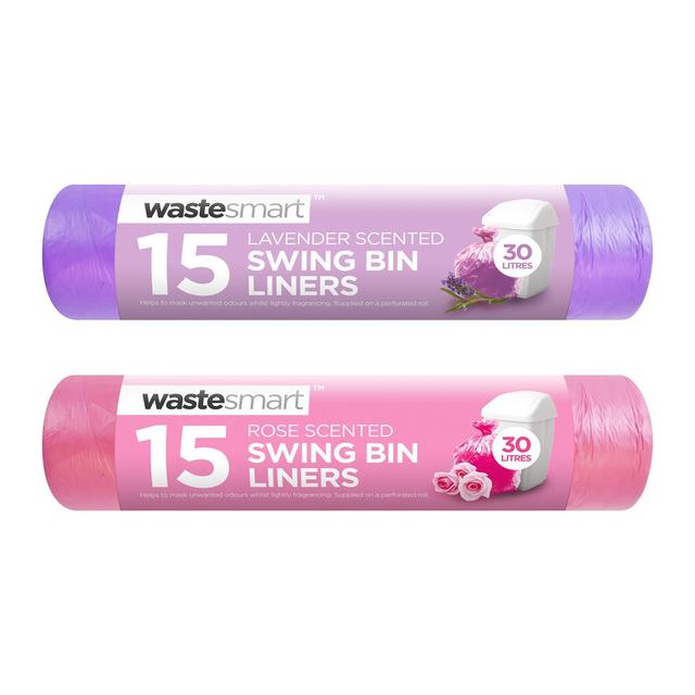 Wastesmart Assorted Fragrance Bin Liners 15 per pack