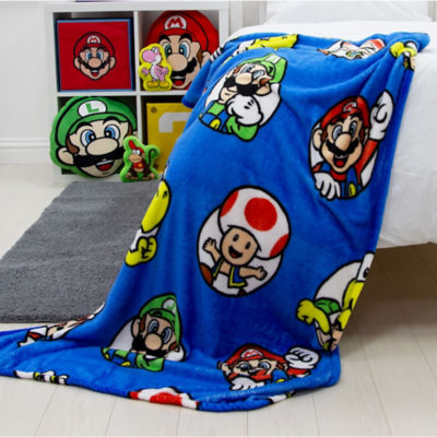 Super Mario Fleece Blanket