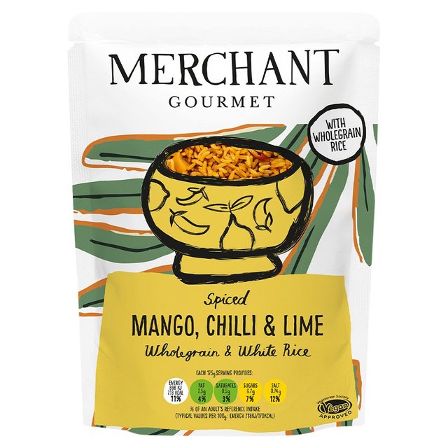 Merchant Gourmet Mango, Chilli & Lime Wholegrain & White Rice  250g