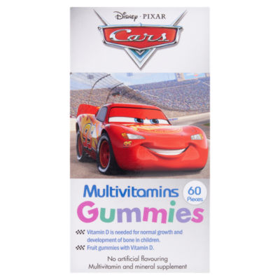 Disney Pixar Cars Multivitamins Gummies 60 Pieces