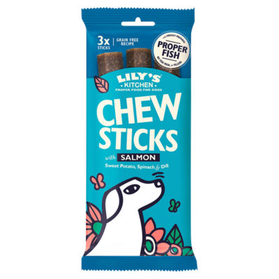 Lily's Kitchen Chew Sticks with Salmon for Dogs