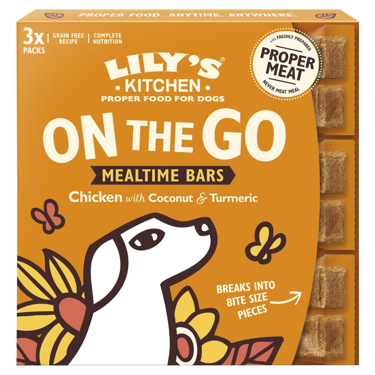 Lily's Kitchen Chicken On the Go Bars Multipack for Dogs