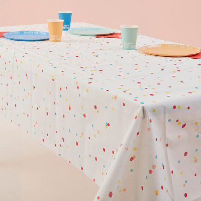 Ginger Ray Multicoloured Speckle Print Paper Tablecloth