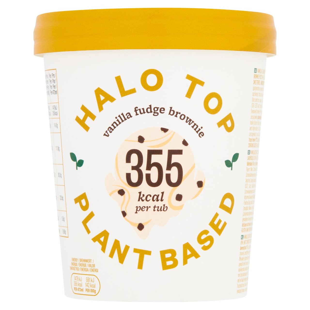 Halo Top Plant Based Vanilla Fudge Brownie