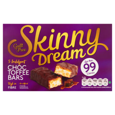 Skinny Dream Indulgent Choc Toffee Bars