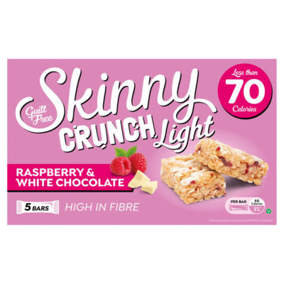 Skinny Crunch Light Raspberry & White Chocolate Bars