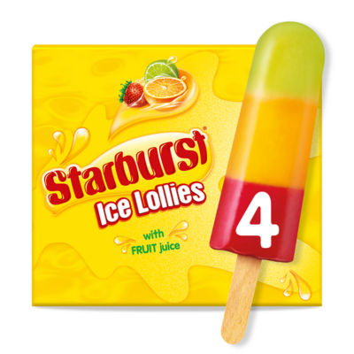 Starburst Ice Lollies with Fruit Juice