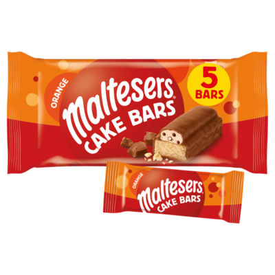 Maltesers 5 Orange Cake Bars