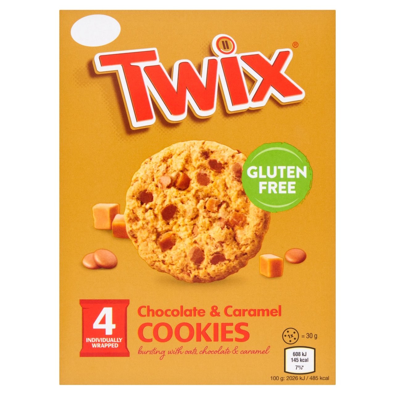 Twix Gluten Free Chocolate & Caramel Cookies