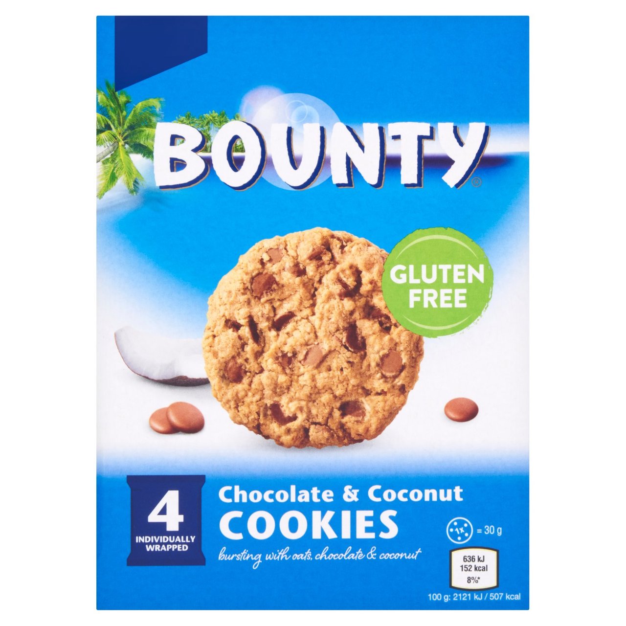 Bounty Gluten Free Chocolate & Coconut Cookies