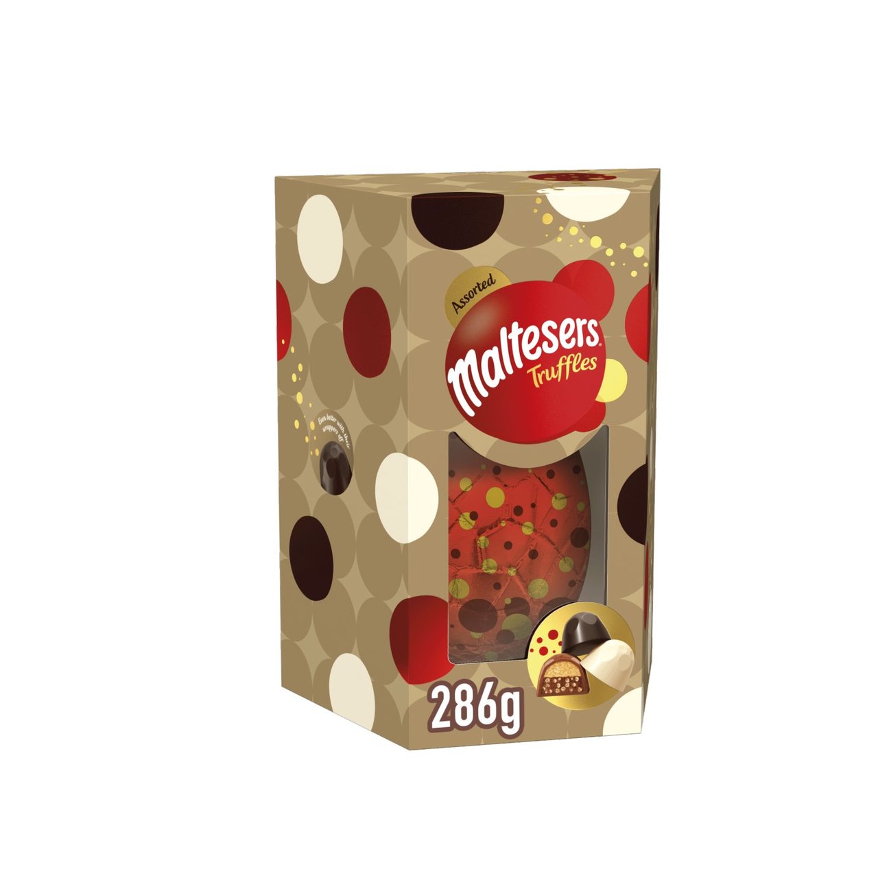 Maltesers Assorted Truffles White, Dark and Milk Chocolate Luxury Egg