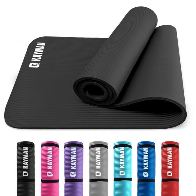 Kayman Yoga Mat Black 