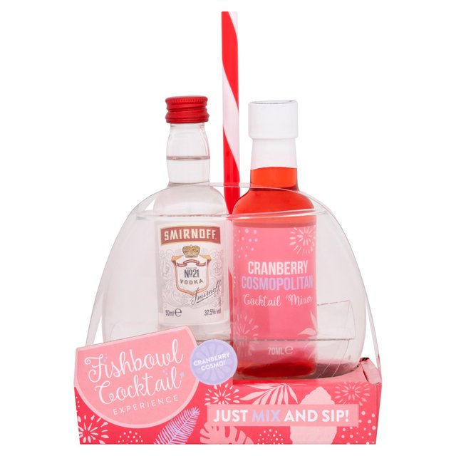 Smirnoff Fishbowl Cocktail & Mixer Gift Set 50ml