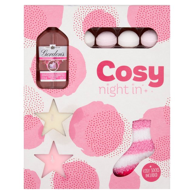 Gordon's Pink Gin Cosy Night In Gift Set 50ml