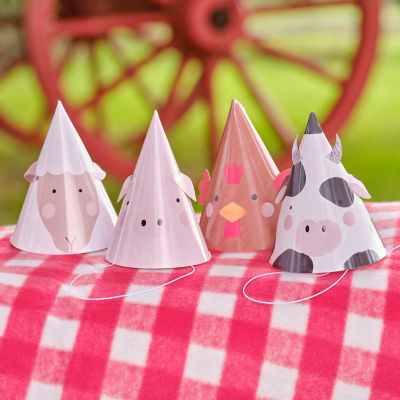 Ginger Ray Farm Animal Party Hats