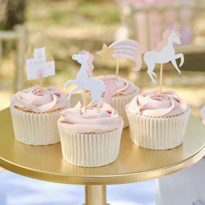 Ginger Ray Princess Cupcake Toppers