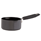 Habitat Aluminium Milk Pan Black 14cm