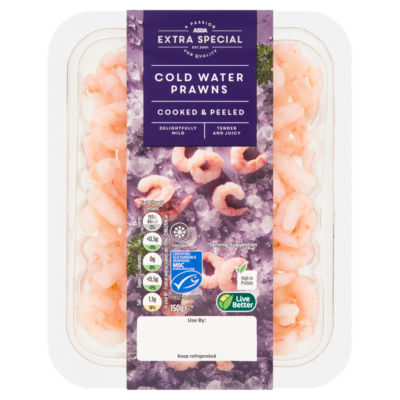 ASDA Extra Special Large Cooked & Peeled Cold Water Prawns