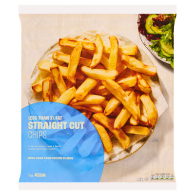 ASDA Less Than 3% Fat Straight Cut Chips 1.5kg