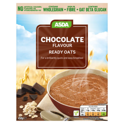 ASDA Chocolate Flavour Ready Oats 450g