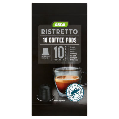 ASDA Ristretto Coffee Pods 10 x 5.2g (52g)