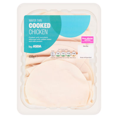 ASDA Wafer Thin Cooked Chicken 400g