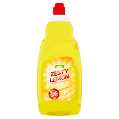 ASDA Zesty Lemon Washing Up Liquid 1 Litre