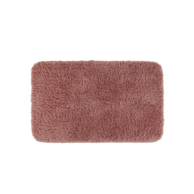 George Home Dusky Pink Rubber Backed Bath Mat