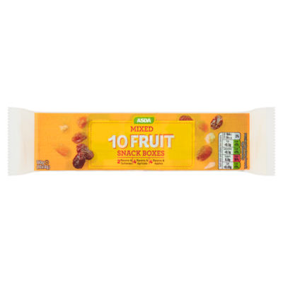 ASDA Mixed Fruit Snack Boxes 10 x 14g (140g)