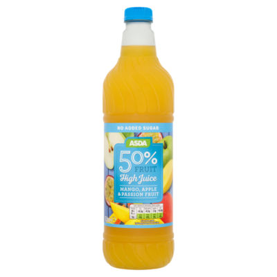 ASDA 50% Fruit High Juice Mango, Apple & Passion Fruit 1Litre