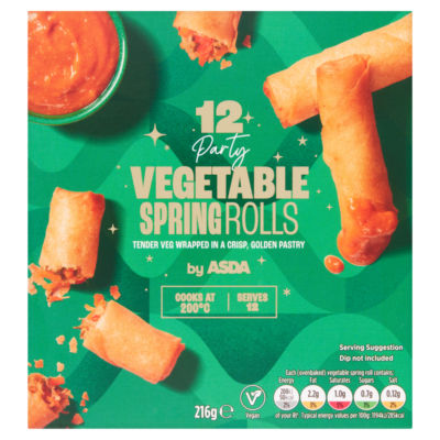 ASDA Party 12 Vegetable Spring Rolls