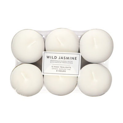 George Home Jasmine Maxi Tealights 12pk