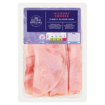 ASDA Extra Special Finely Sliced Hickory Smoked Ham