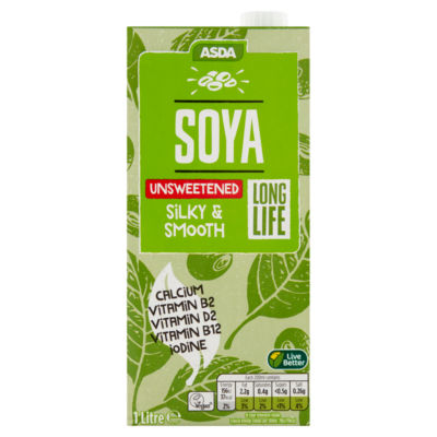 ASDA Unsweetened Soya Drink