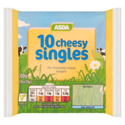 ASDA Cheesy Slices 10 x 20g (200g)