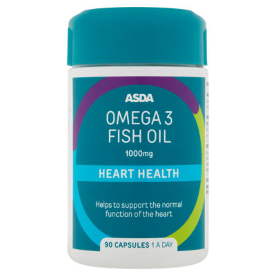 ASDA Omega 3 Fish Oil 1000mg Capsules