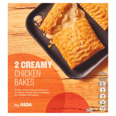 ASDA 2 Creamy Chicken Bakes