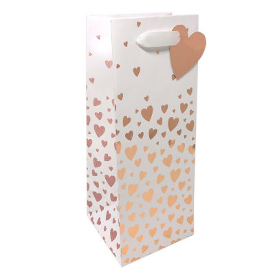 George Home Rose Gold Heart Bottle Bag