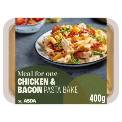 ASDA Meal For One Chicken & Bacon Pasta Bake 400g