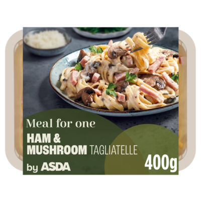 ASDA Meal For One Ham & Mushroom Tagliatelle 400g