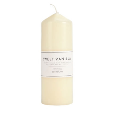 George Home Sweet Vanilla Large Pillar Candle