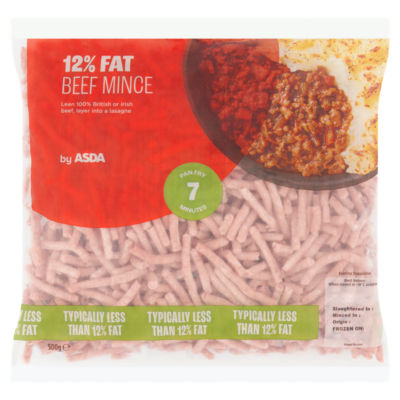 ASDA 12% Fat Beef Mince