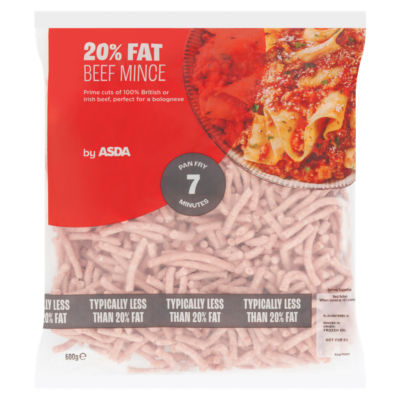 ASDA 20% Fat Beef Mince