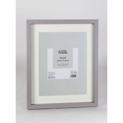 George Home Grey Boxed Photo Frame 10 x 8Inch